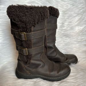 L.L.Bean Brown Leather Boots 6.5